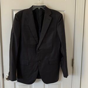 Ermenegildo Zegna Charcoal and Black Trofeo Jacket